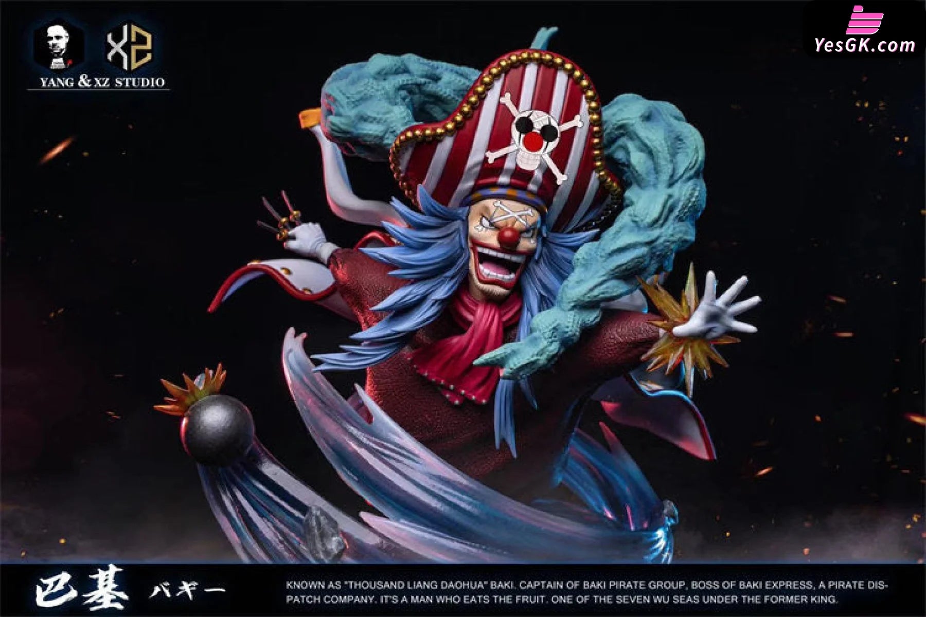 One Piece Shichibukai Buggy Resin Statue - YANG & XZ Studio