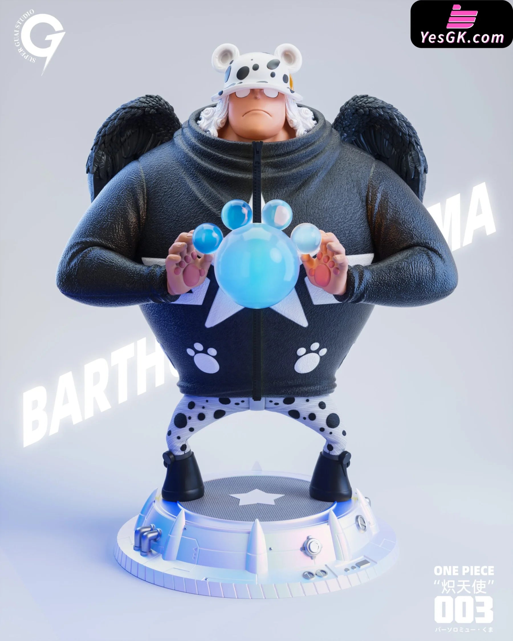 One Piece Shichibukai Series 3Rd Seraph Bartholomew Kuma S-Bear Resin Statue - Super Guai Studio