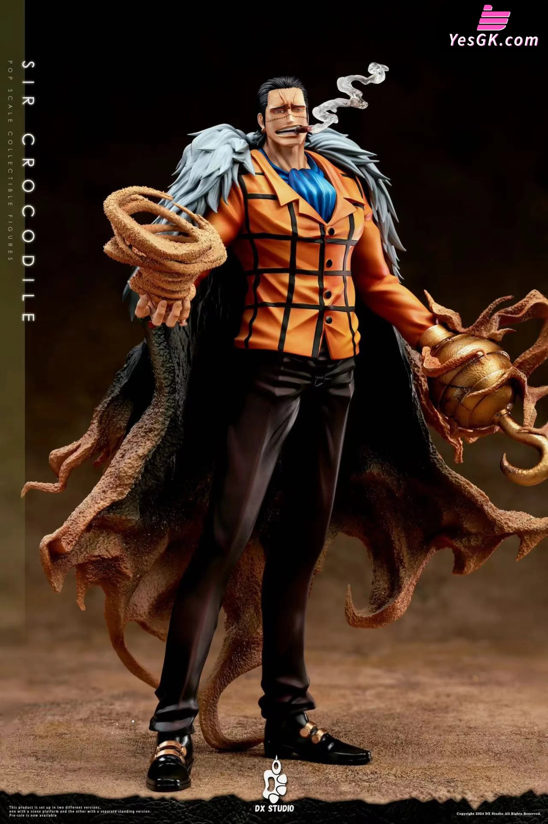 One Piece Sir・Crocodile Resin Statue - Dx Studio [Pre-Order] Deposit / B-Orange Clothes