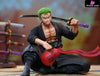 One Piece Sitting #2 Roronoa Zoro Statue - Sheep Studio [Pre-Order] Full Payment / Black Clothes Pop