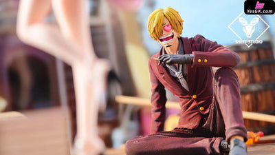 One Piece Sitting #4 Curly-haired Sanji GK Statue - Sheep Studio [Pre-Order] One Piece