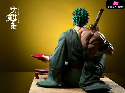 One Piece Sitting Moon Watching Zoro GK Statue - DA JIAN HAO Studio [In-Stock] - Full Payment - One Piece