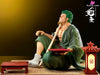 One Piece Sitting Moon Watching Zoro GK Statue - DA JIAN HAO Studio [In-Stock] - Full Payment - One Piece