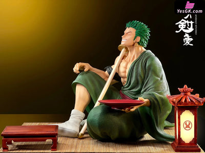 One Piece Sitting Moon Watching Zoro GK Statue - DA JIAN HAO Studio [In-Stock] - Full Payment - One Piece