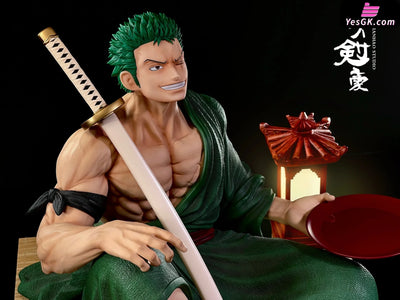 One Piece Sitting Moon Watching Zoro GK Statue - DA JIAN HAO Studio [In-Stock] - Full Payment - One Piece