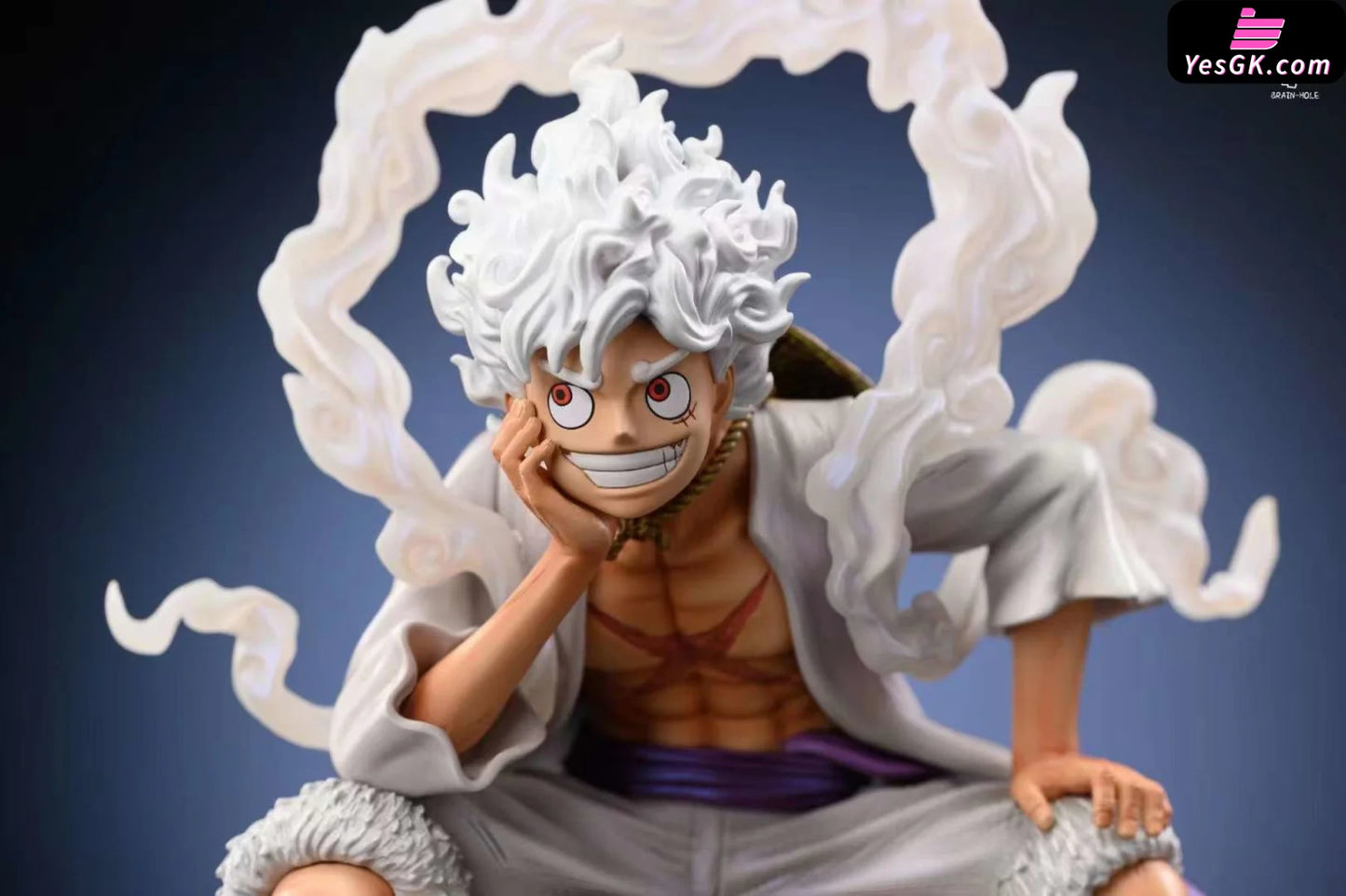 One Piece Sitting Nika Luffy Resin Statue - Brain-Hole Studio [In-Stoc ...