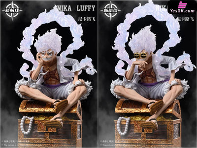 One Piece Sitting Nika Luffy Resin Statue - NEW ROUTE Studio [Cancel Production] One Piece