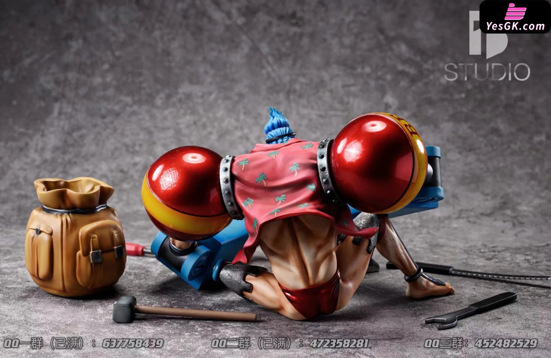 One Piece Sitting Pose Pirates Franky Statue - Bt Studio [Pre-Order]