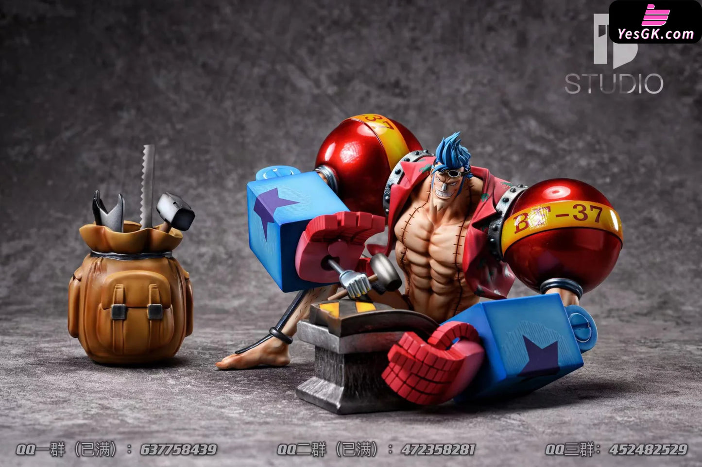 One Piece Sitting Pose Pirates Franky Statue - Bt Studio [Pre-Order]