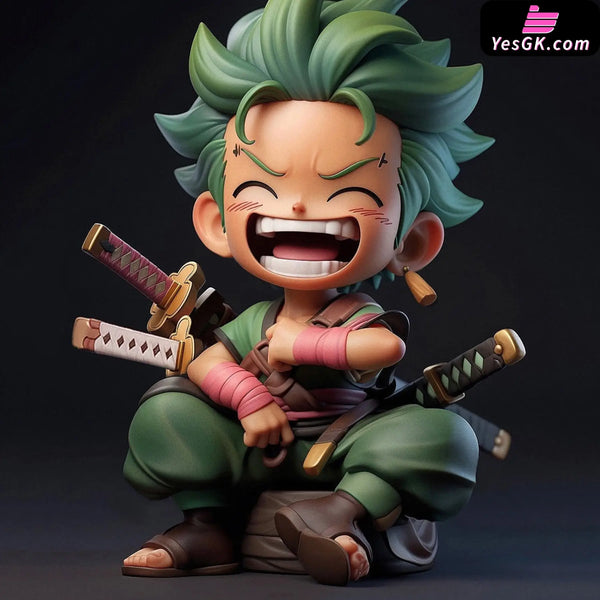 One Piece Sitting Q Version Zoro Resin Statue - Cr Studio [Pre-Order]