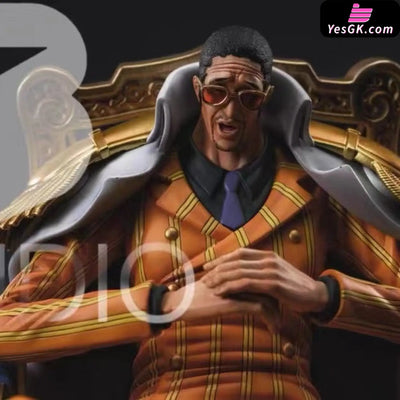 One Piece Sitting Three Generals Borsalino Resin Statue - Bt Studio [In Stock]