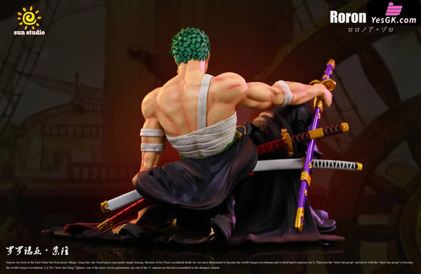 One Piece Sitting Zoro GK Statue - Sun Studio [In-Stock] - Full Payment - One Piece