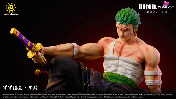 One Piece Sitting Zoro GK Statue - Sun Studio [In-Stock] - Full Payment - One Piece