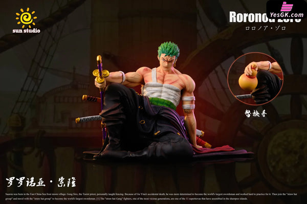 One Piece Sitting Zoro GK Statue - Sun Studio [In-Stock] - Full Payment - One Piece