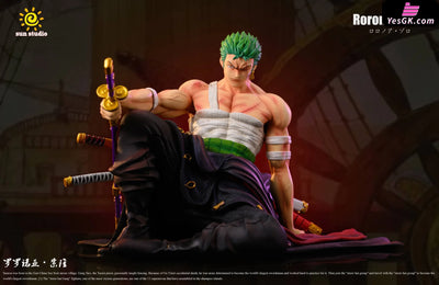 One Piece Sitting Zoro GK Statue - Sun Studio [In-Stock] - Full Payment - One Piece