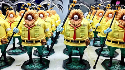 One Piece Six Dark Sovereigns #2 Drug Peclo & Giberson GK Statue - Black Studio [In-Stock] One Piece