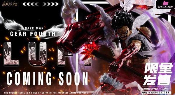 One Piece Snake Man Luffy Resin Statue - Magicbook Studio [Pre - Order]