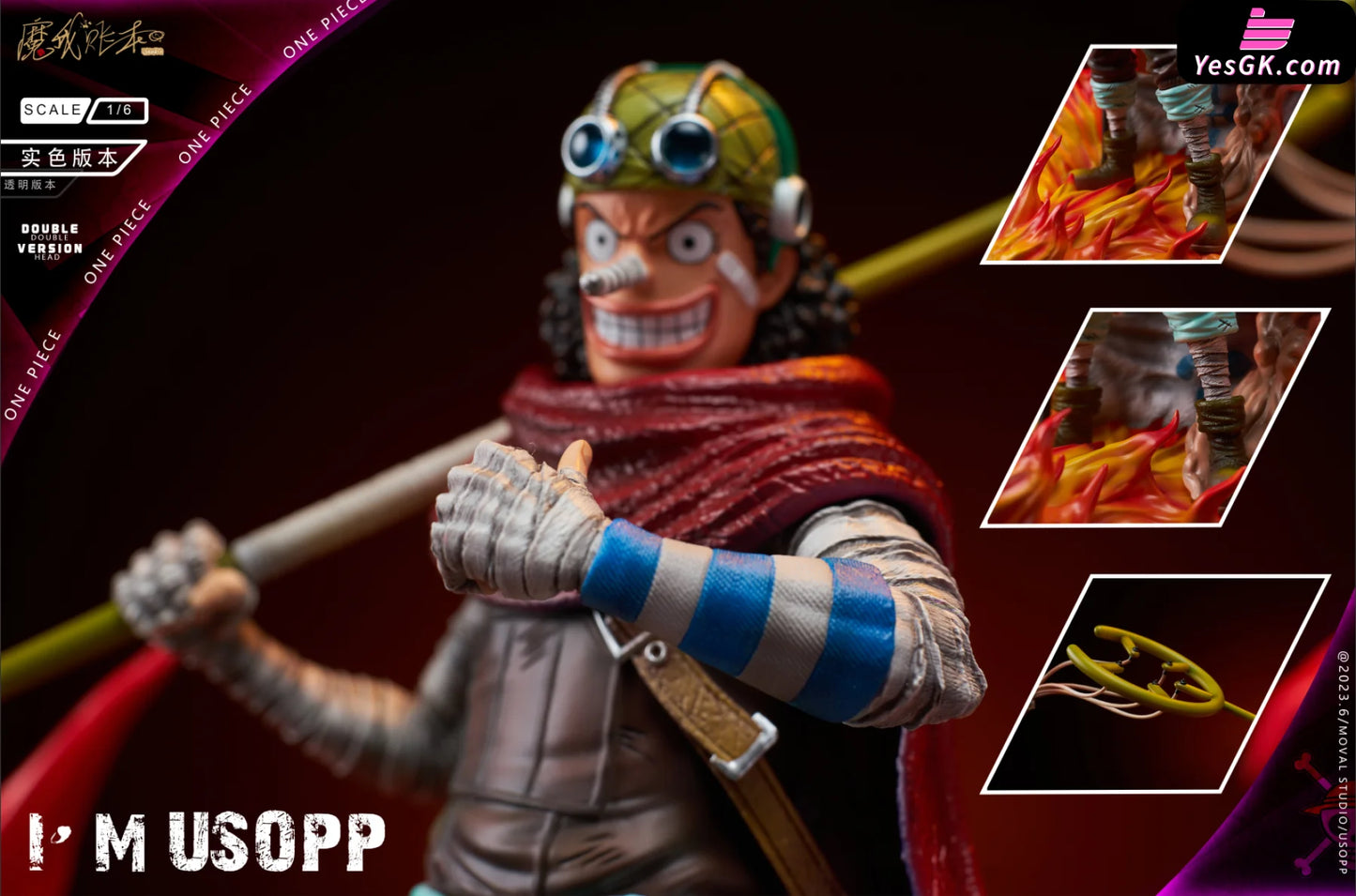 One Piece Sniper Warrior Usopp Resin Statue - Mo Wo Zhang Ben Studio [Pre-Order]