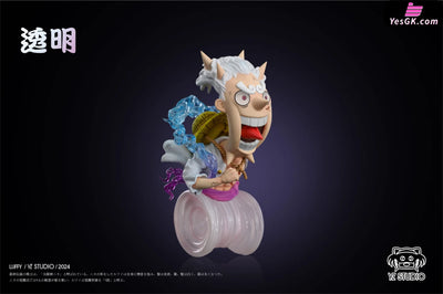 One Piece Spiked Nika Luffy Statue - Yz Studio [Pre - Order] Deposit / Transparent