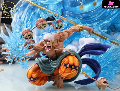 One Piece Squatting Enel GK Statue - Bad Boy Studio [In-Stock] - Full Payment - One Piece