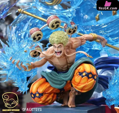 One Piece Squatting Enel GK Statue - Bad Boy Studio [In-Stock] - Full Payment - One Piece