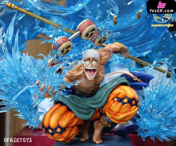 One Piece Squatting Enel GK Statue - Bad Boy Studio [In-Stock] - Full Payment - One Piece