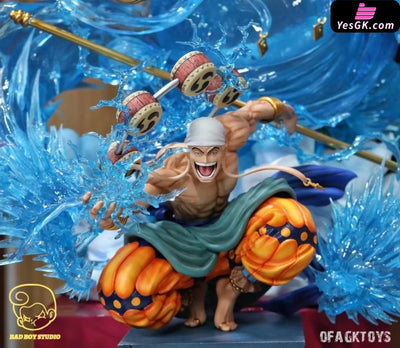 One Piece Squatting Enel GK Statue - Bad Boy Studio [In-Stock] - Full Payment - One Piece
