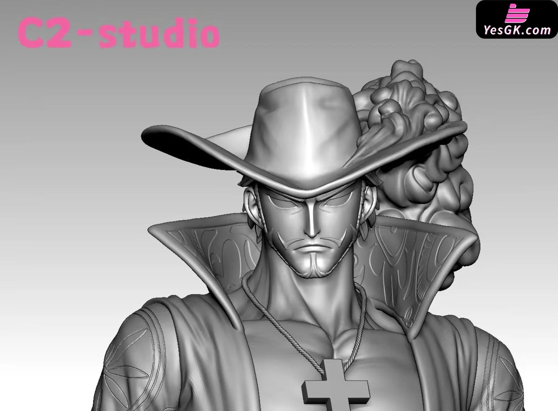 One Piece Standing Shichibukai Fifth Hawkeye Dracule Mihawk Resin Statue - C2 Studio [Pre-Order]