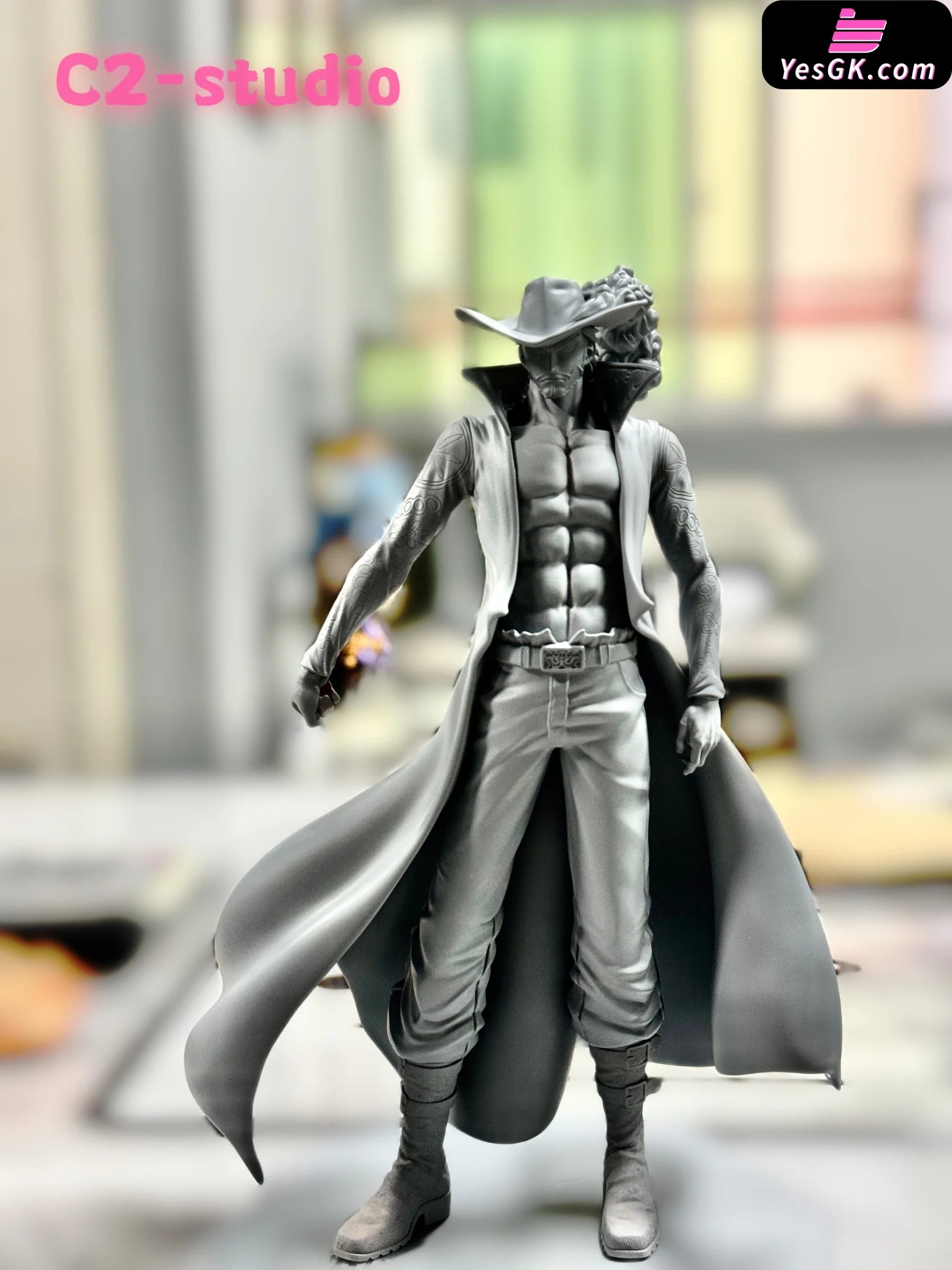 One Piece Standing Shichibukai Fifth Hawkeye Dracule Mihawk Resin Statue - C2 Studio [Pre-Order]