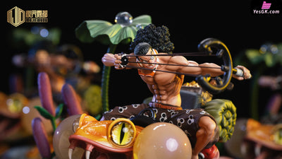 One Piece Strange Forest Adventure Part 3 Usopp Blue Leg Frog Resin Statue - Mo Jie Wu Du Studio [In-Stock] One Piece