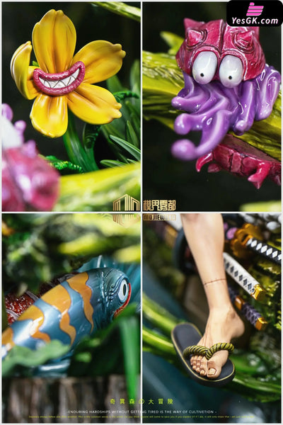 One Piece Strange Forest Adventure #5 Zoro & Scyther GK Statue - Mo Jie Wu Du Studio [Pre-Order] One Piece