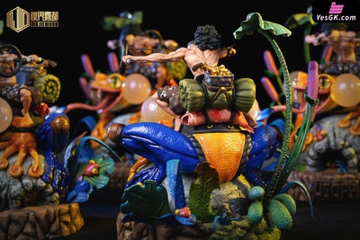One Piece Strange Forest Adventure Part 3 Usopp Blue Leg Frog Resin Statue - Mo Jie Wu Du Studio [In-Stock] One Piece
