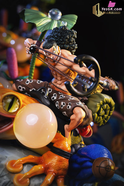 One Piece Strange Forest Adventure Part 3 Usopp Blue Leg Frog Resin Statue - Mo Jie Wu Du Studio [In-Stock] One Piece
