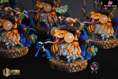 One Piece Strange Forest Adventure Part 3 Usopp Blue Leg Frog Resin Statue - Mo Jie Wu Du Studio [In-Stock] One Piece