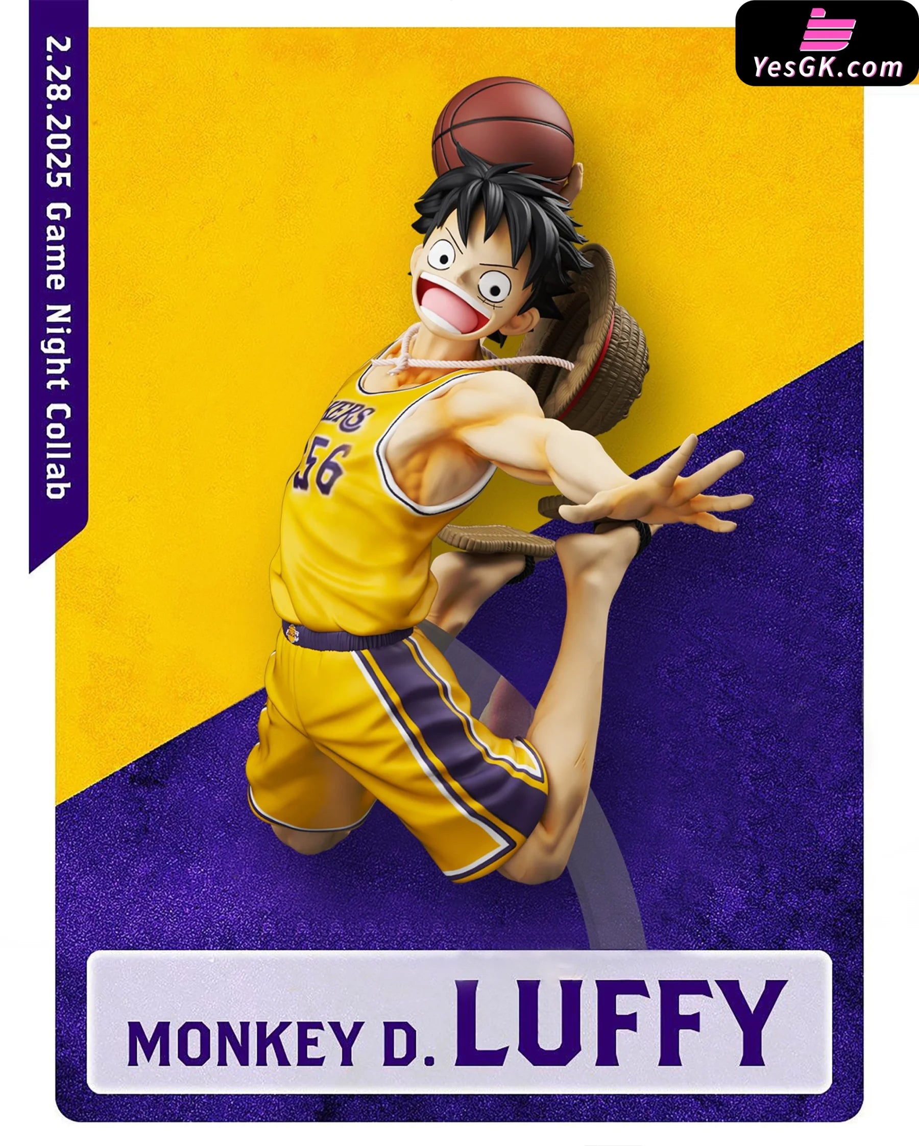 One Piece Straw Hat Basketball Team 1/6 Monkey D. Luffy Full Body