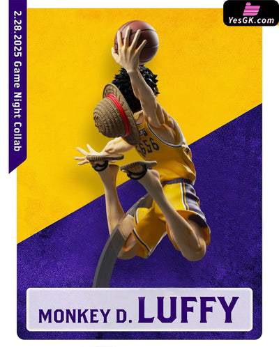 One Piece Straw Hat Basketball Team 1/6 Monkey D. Luffy Full Body Statue GK Statue - K9 Studio [Pre-Order] One Piece