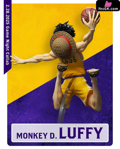 One Piece Straw Hat Basketball Team 1/6 Monkey D. Luffy Full Body Statue GK Statue - K9 Studio [Pre-Order] One Piece