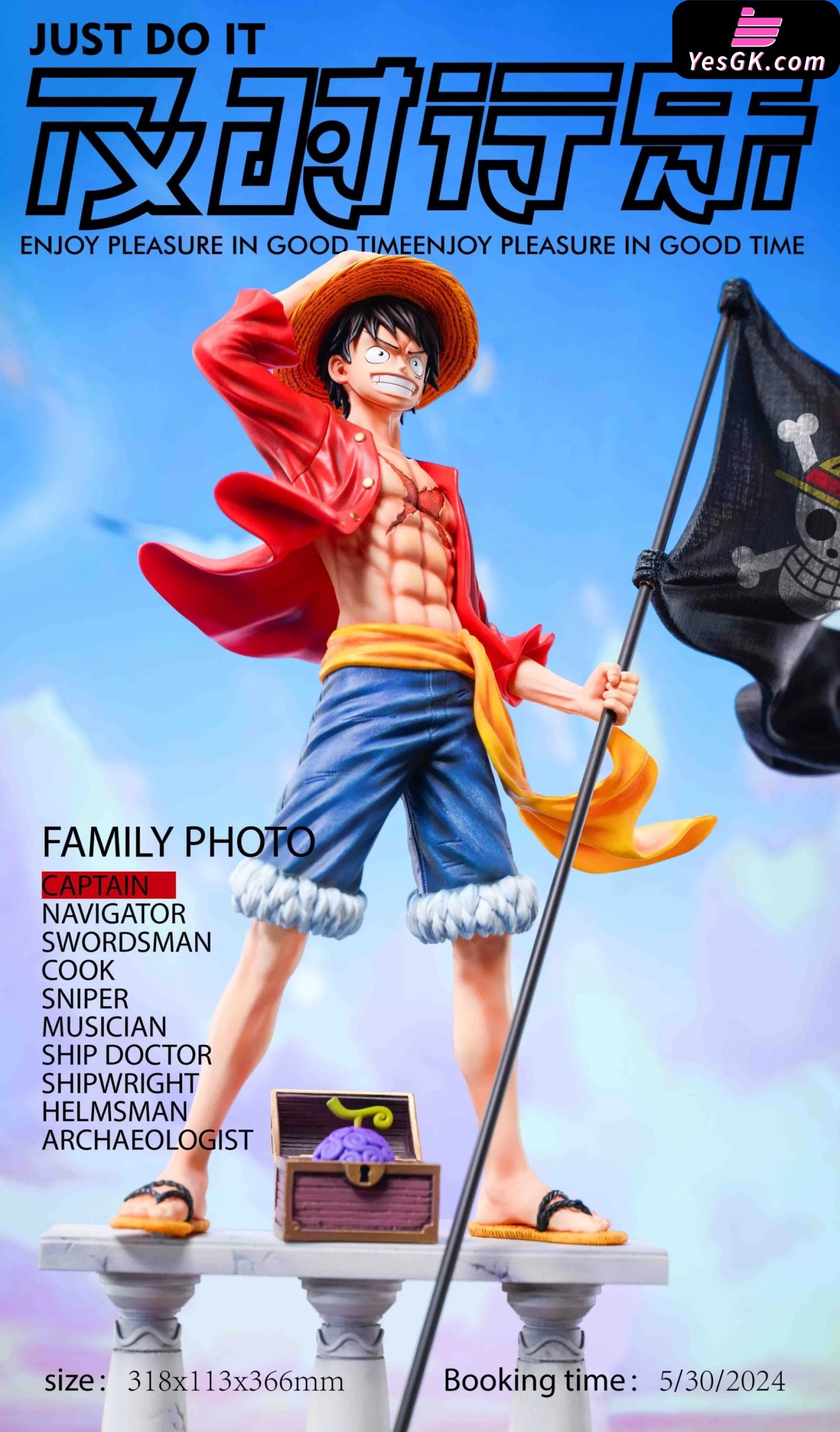 One Piece Straw Hat Group Family Portrait After Two Years Part The Captain Statue - Just Do It