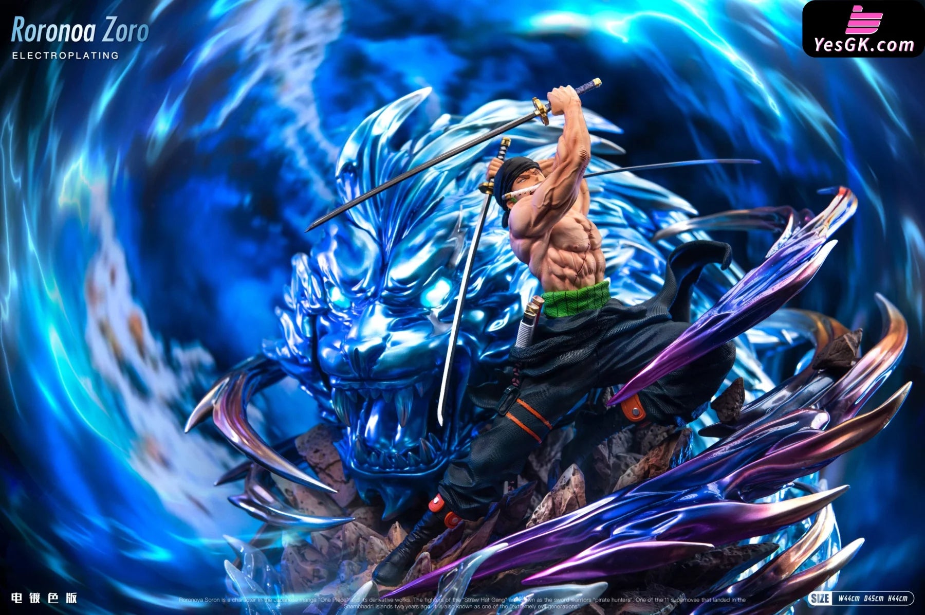 One Piece Straw Hat Pirates 1St Extreme Tiger Hunter Zoro Resin Statue - Jiao Dian Studio & C4