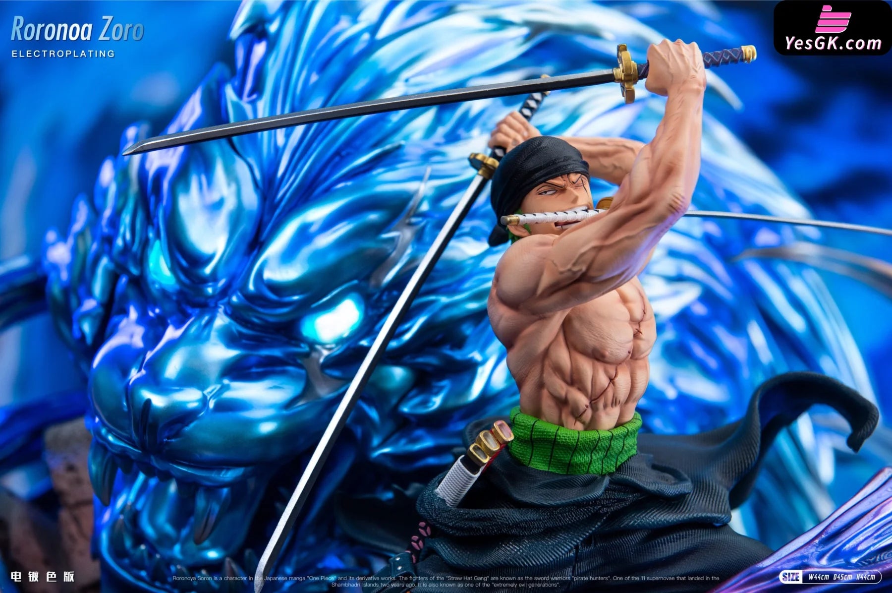 One Piece Straw Hat Pirates 1St Extreme Tiger Hunter Zoro Resin Statue - Jiao Dian Studio & C4