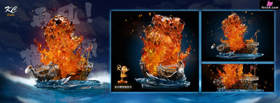 One Piece Straw Hat Pirates Awakening GoingMerry on Fire GK Statue - KC Studio [In-Stock] Full Payment One Piece