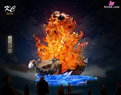 One Piece Straw Hat Pirates Awakening GoingMerry on Fire GK Statue - KC Studio [In-Stock] Full Payment One Piece