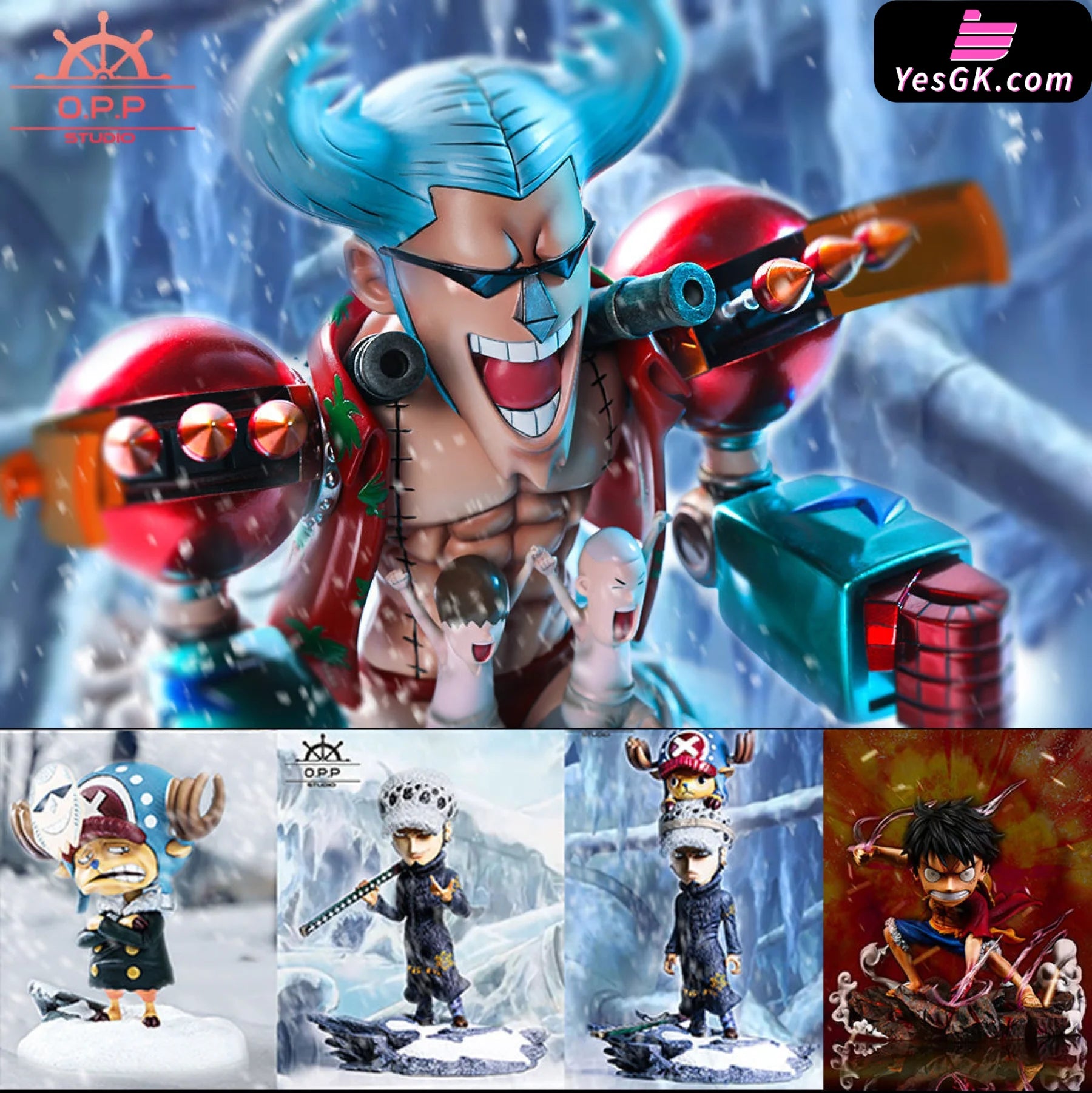 One Piece Straw Hat Pirates Franky Resin Statue - Opp Studio [Pre-Order Closed]