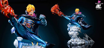 One Piece Straw Hat Pirates Germa 66 Sanji & Invisible Black Sanji GK Statue - Treasure Bay Studio [Pre-Order] One Piece