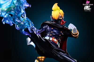 One Piece Straw Hat Pirates Germa 66 Sanji & Invisible Black Sanji GK Statue - Treasure Bay Studio [Pre-Order] Deposit