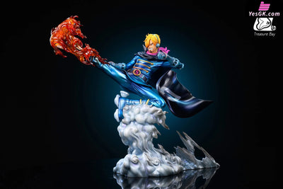 One Piece Straw Hat Pirates Germa 66 Sanji & Invisible Black Sanji GK Statue - Treasure Bay Studio [Pre-Order] Deposit