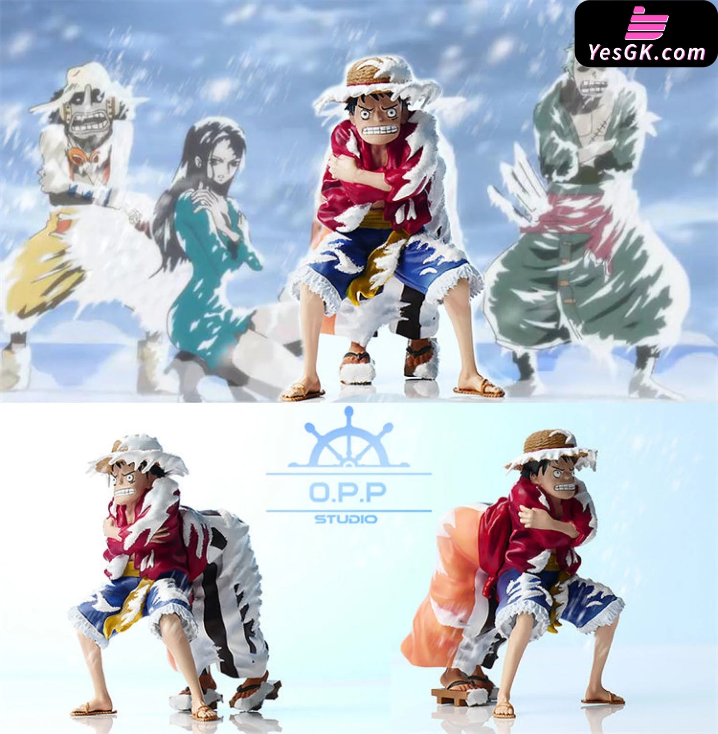 One Piece Straw Hat Pirates Luffy Resin Statue - Opp Studio [Pre-Order Closed]