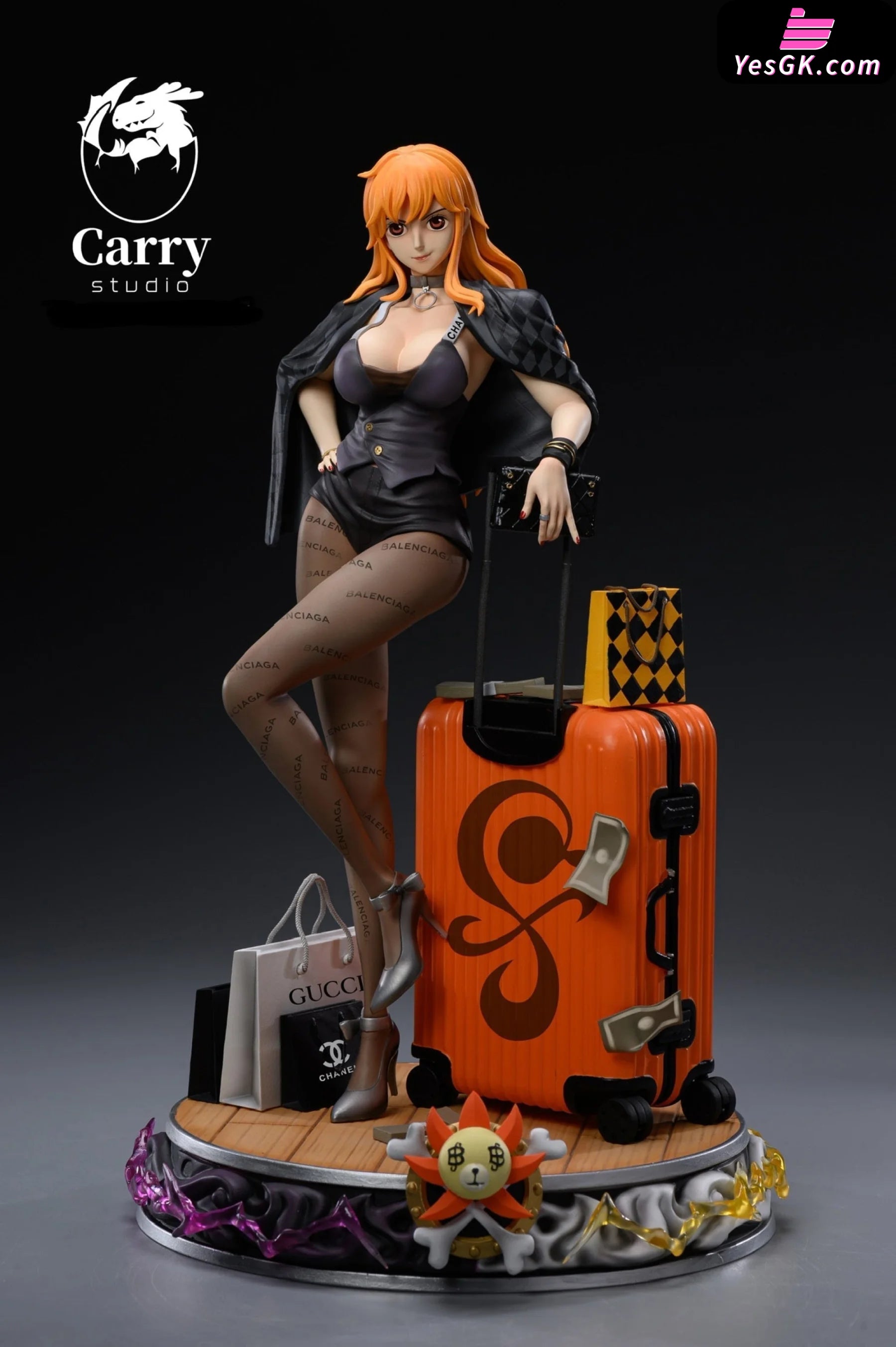 One Piece Straw Hat Pirates Nami Resin Statue - Carry Studio [Pre-Order Closed] Full Payment / Black