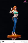 One Piece Straw Hat Pirates Series #6 Nami GK Statue SPK Studio [Pre Order] Deposit / Octagonal / A:Orange Clima Tact