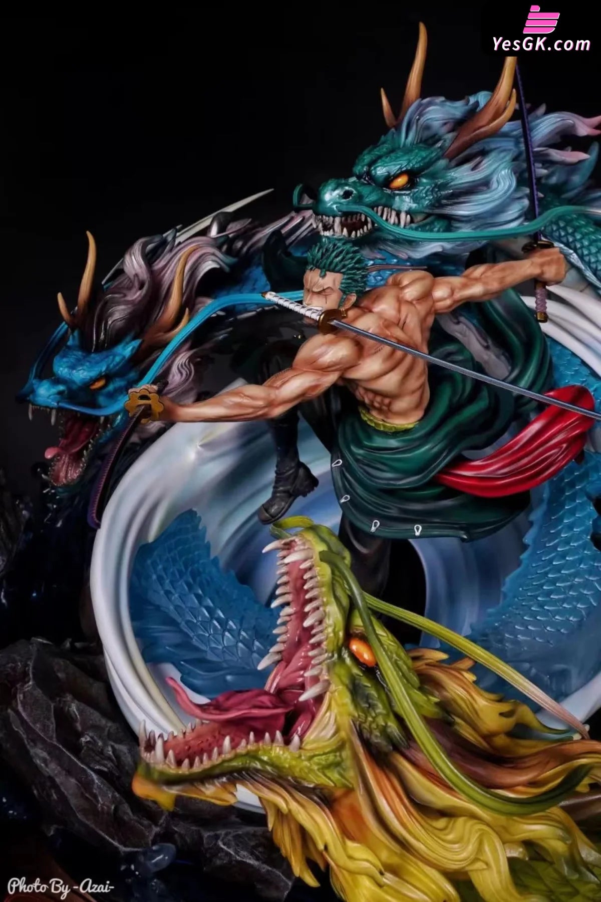 One Piece Strongest Tornado Roronoa Zoro Statue - BP Studio [In-Stock ...